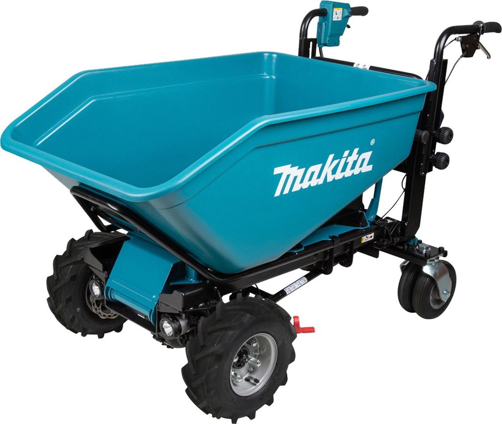 Makita Akku-Schubkarre LXT 18 V x 2 - 300 kg - 0 - 1,5 / 5,0 km/h