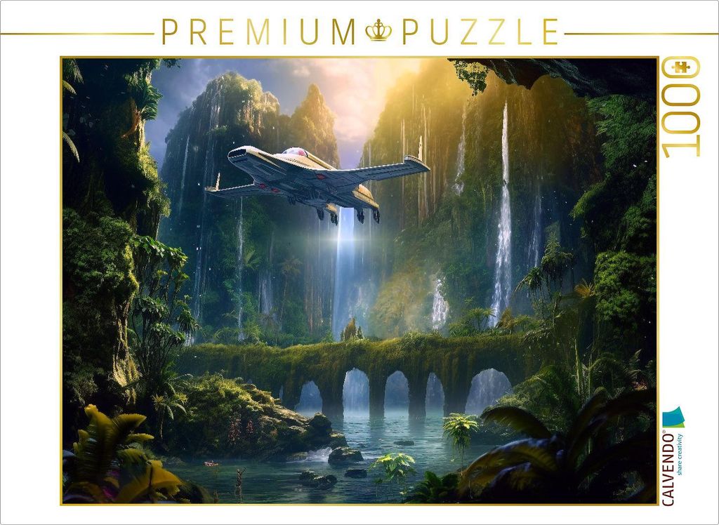 CALVENDO Puzzle Science Fiction - Reise zu fremden Planeten Produktbild 