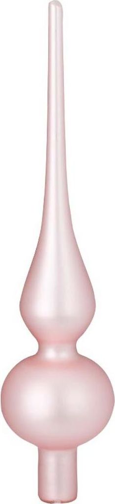 Christbaumspitze 26cm Noble Rose lightrose rosa matt Produktbild 