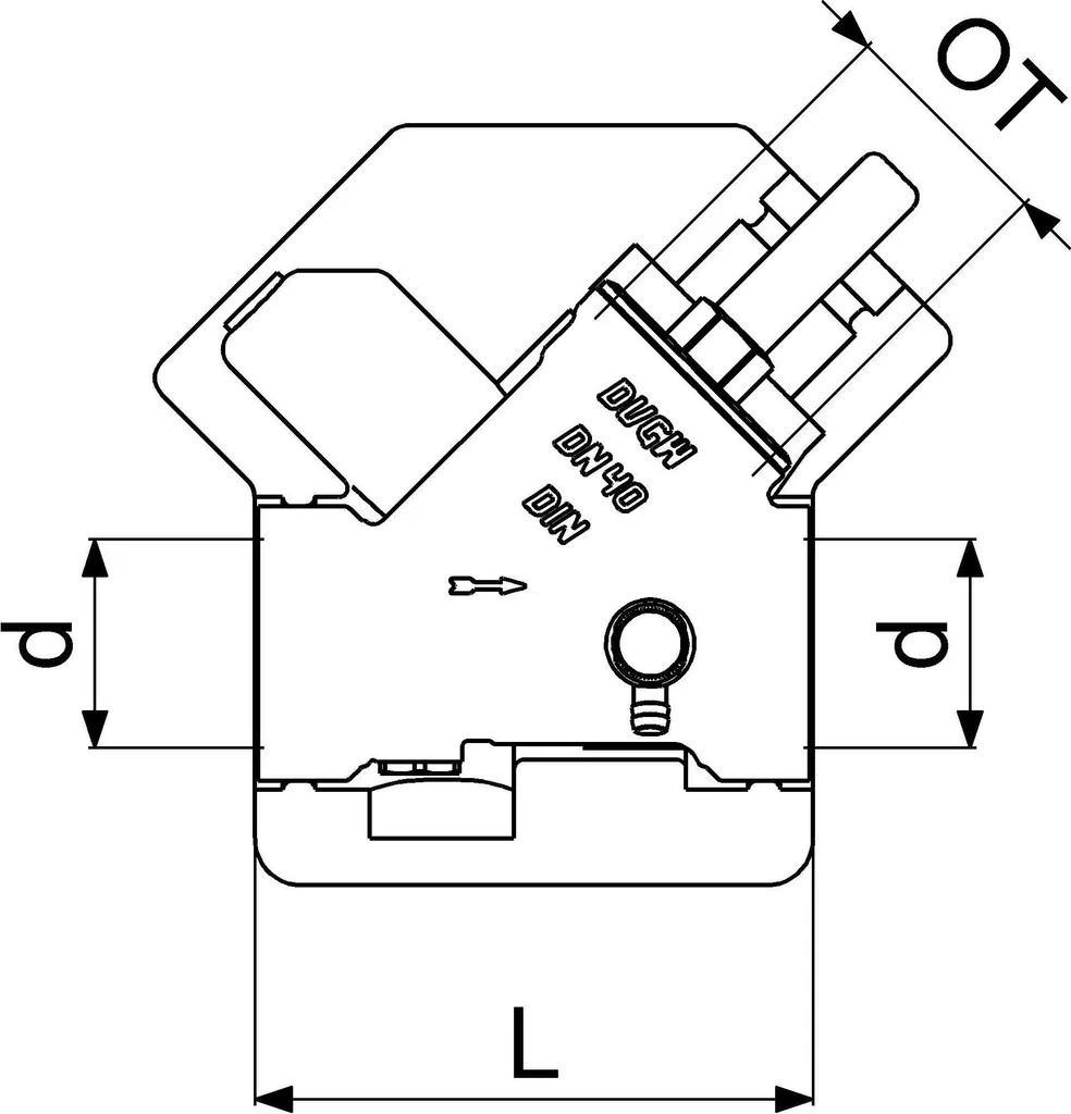 Évitez le reflux d'eau avec le clapet JS DN40 vidangeable DVGW - 2