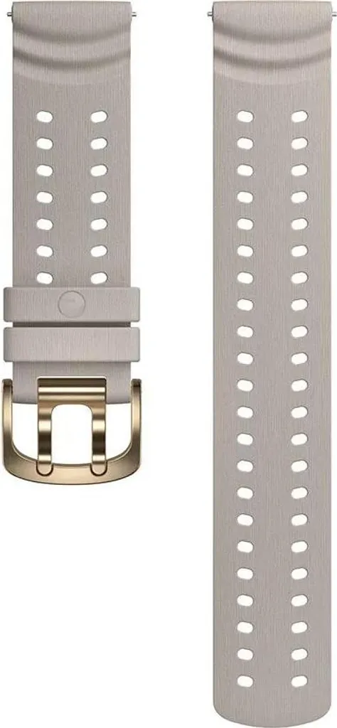 Bracelet en silicone Polar 22 mm beige sable pour montres connectées