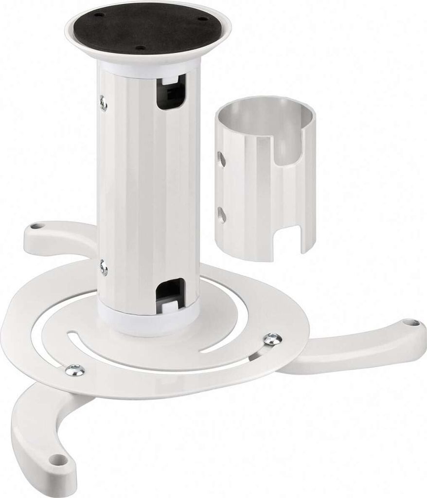 Goobay 51896 BeamerFlex, bianco - supporto a soffitto Immagine del prodotto 