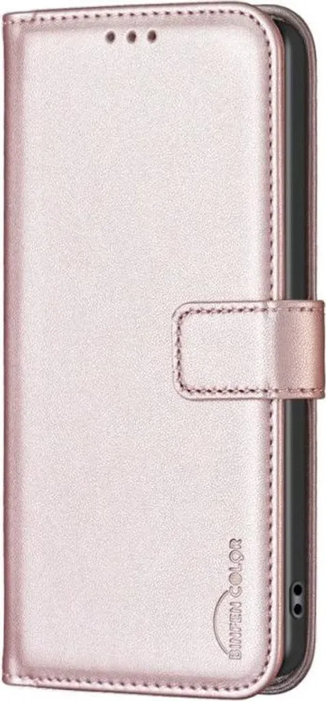 Cover Tecno Spark 20C Libro Oro Rosa | Pelle Antiurto con Porta Carte