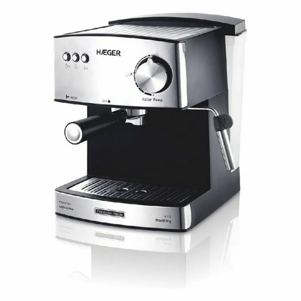 Machine à espresso Haeger D'italia Argent - Adieu le café fade et plat