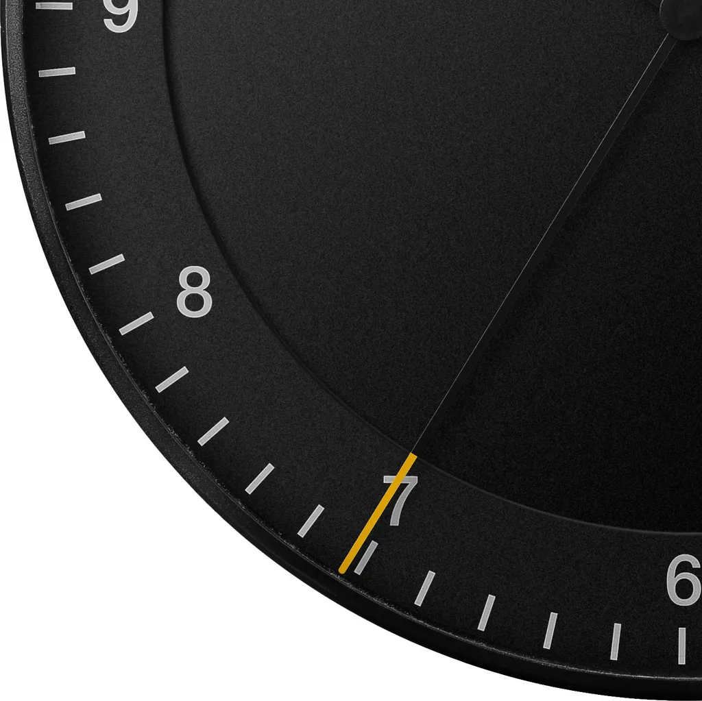 Braun BC 17 B-DCF Horloge murale radiocommandée noire précision DCF