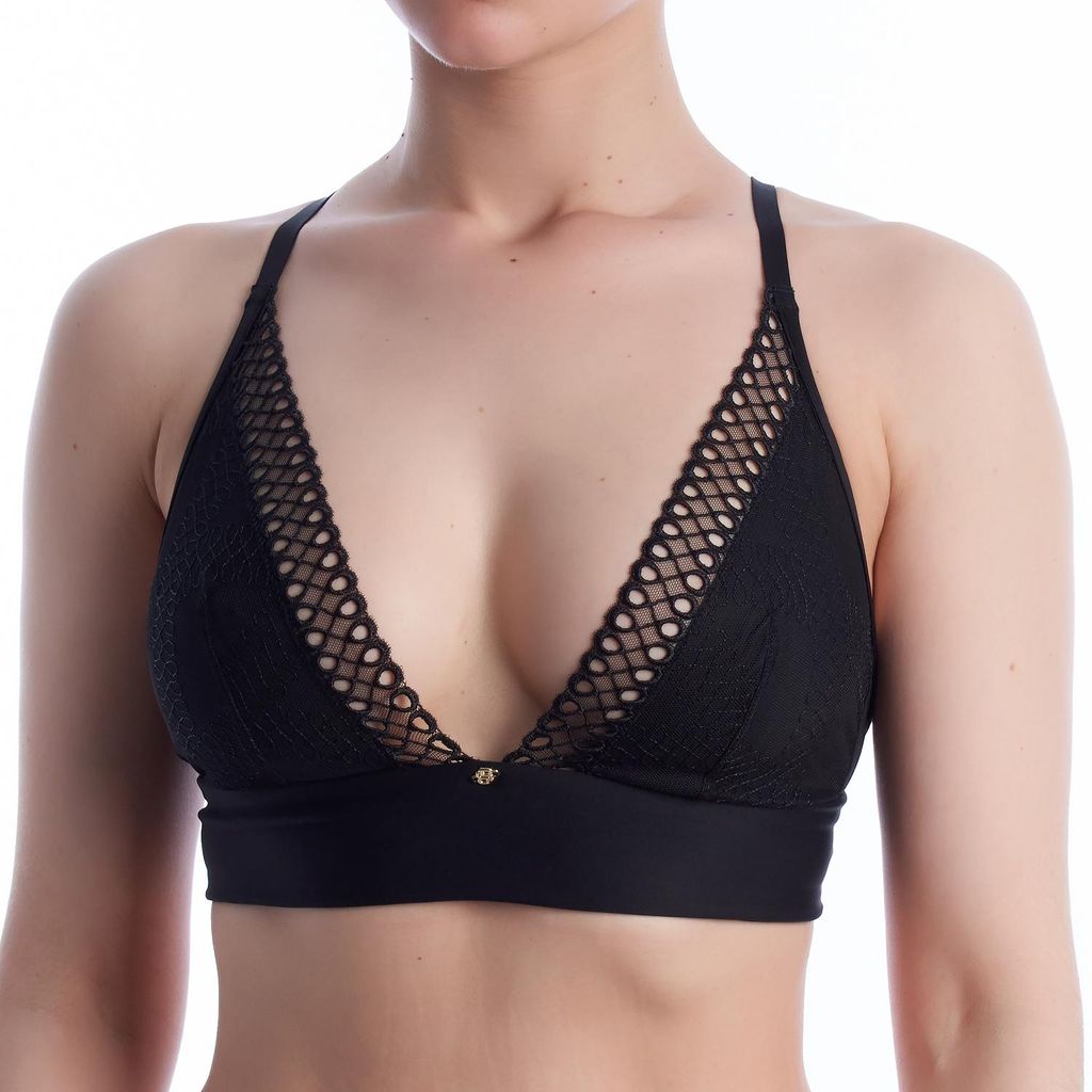 BOSS Damen-Bralette-BH mit Ösen und Spitze 50540428