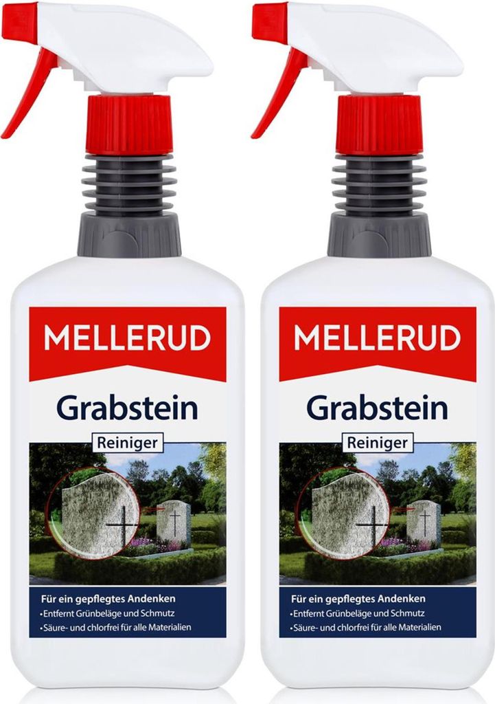 2x Mellerud Grabstein Reiniger 500 ml