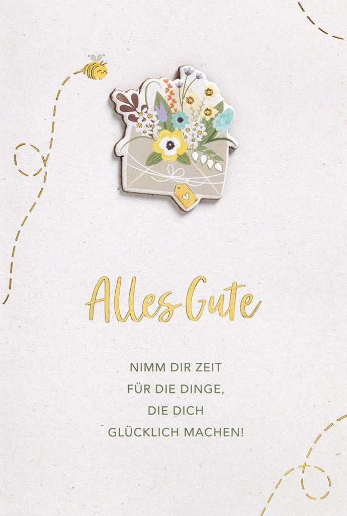 Allgemeine Wünsche - FEELINGS COLLECTION Karte mit Umschlag