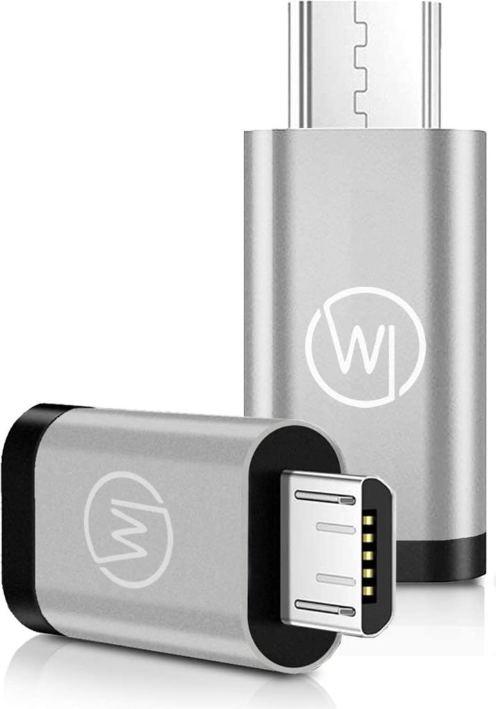 Wicked Chili MicroUSB auf USB C OTG (On-The-Go) Adapter für mit Huawei EnVizion 360 und USB-C Kameras für Smartphone - Micro-USB OTG auf USB C Ad...