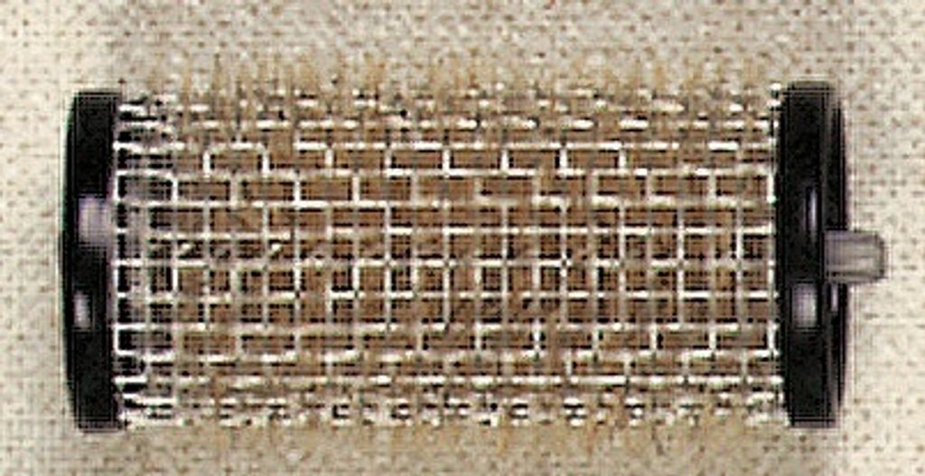 Dusy Borstenwickler lang 28 mm schwarz