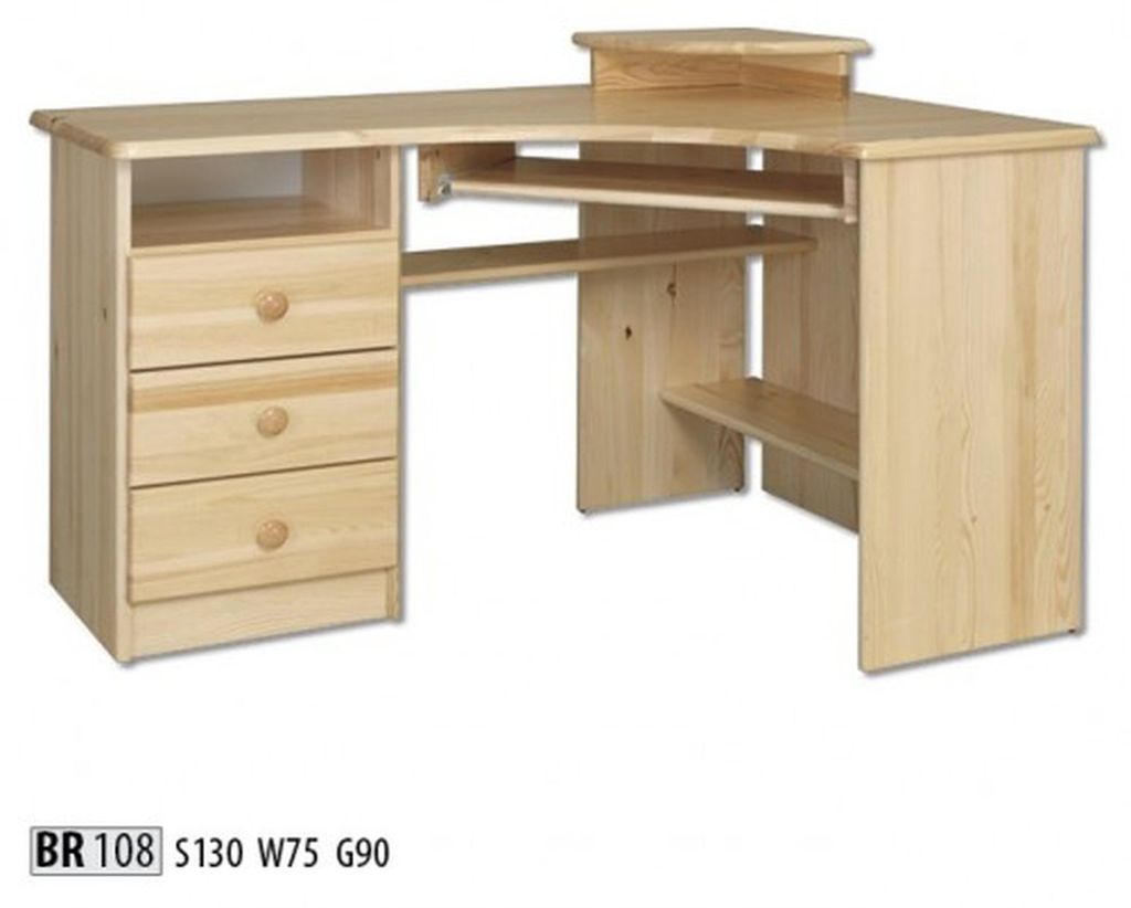 Tisch Holz Schreibtisch Tische Ecktisch Computer Schreibtisch Massiv Echtholz