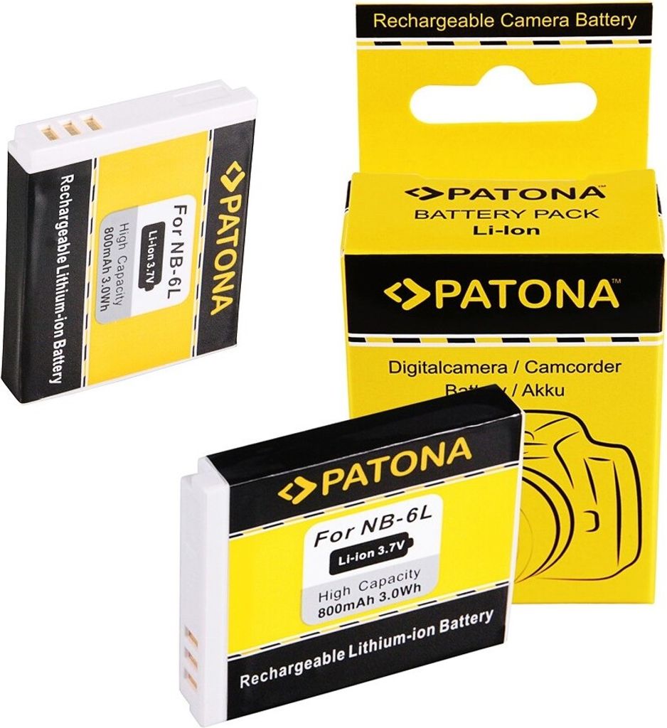 ARLI SET: 2x Akku für Canon NB-6L Ixus 85 IS 85IS NB6L PowerShot SD770
