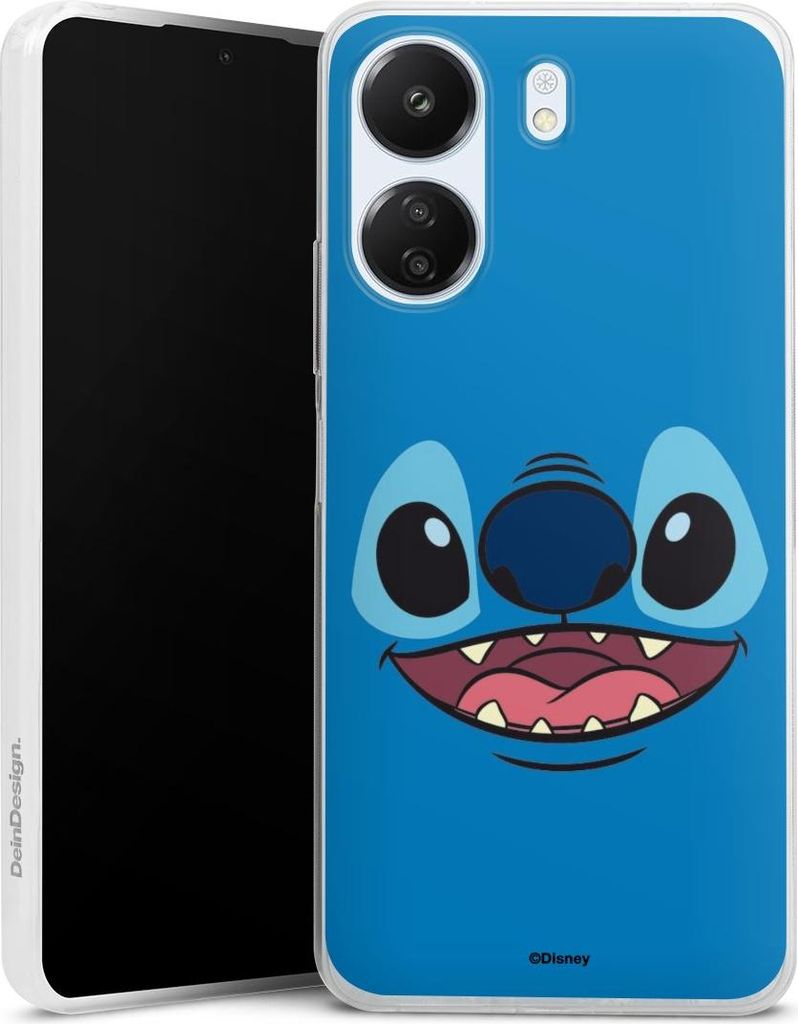 DeinDesign Slim Hülle für Xiaomi Redmi 13C 4G Silikon Case Ultra Dünn Handyhülle Disney Offizielles Lizenzprodukt Lilo & Stitch