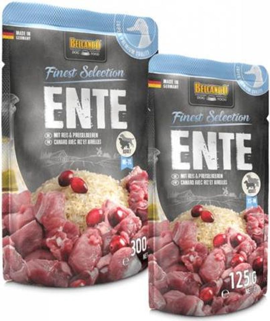 BELCANDO Ente mit Reis & Preiselbeeren – Premium Nassfutter Produktbild 