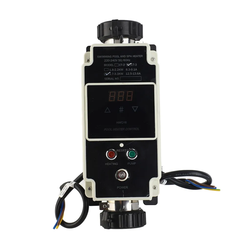 Thermostat de spa avec affichage digital et chauffage piscine 3.3kW