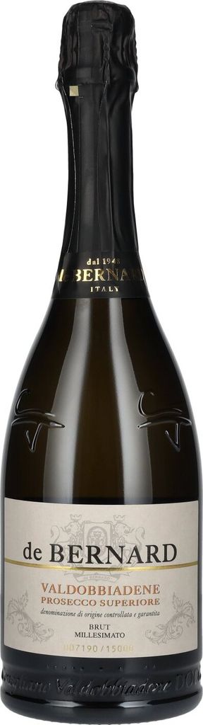 De Bernard Valdobbiadene Prosecco Superiore DOCG Brut Millesimato 2024 11,5% Vol. 0,75l