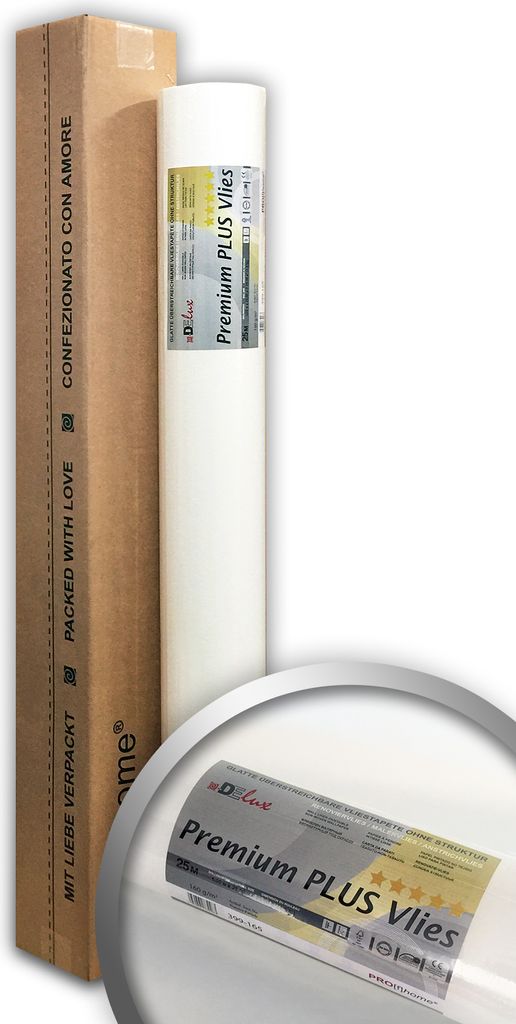 Profhome PremiumVlies PLUS 399-165 160 g/m2 bianco 25 m2 Immagine del prodotto 