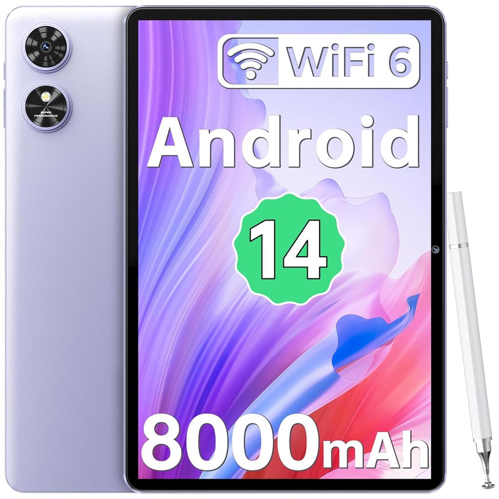 OUKITEL OT6 WiFi Tablets - 8000mAh Akku 12GB+64GB/1TB TF Produktbild 