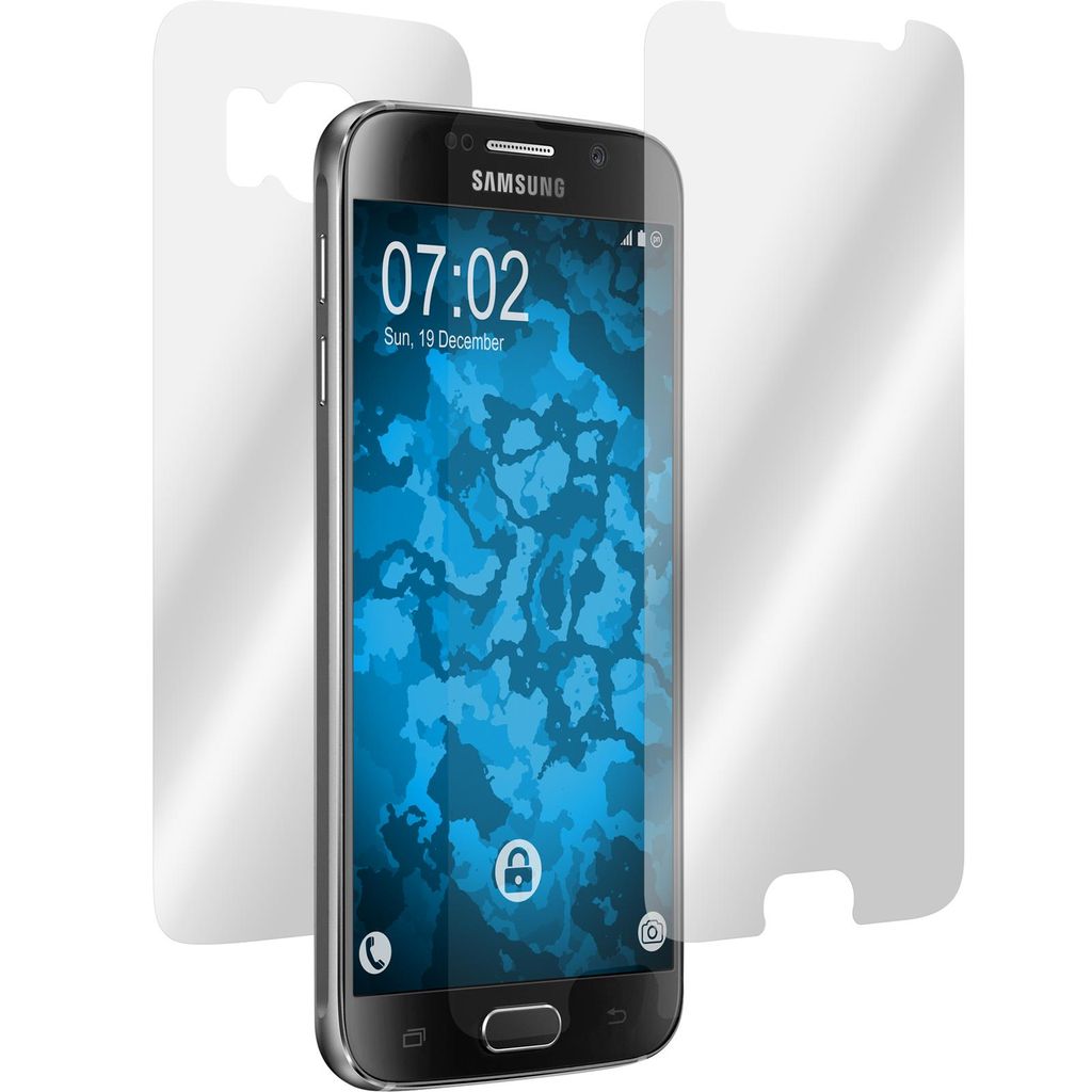 1er-Pack PhoneNatic Displayschutzfolien klar Fullbody kompatibel mit Samsung Galaxy S6