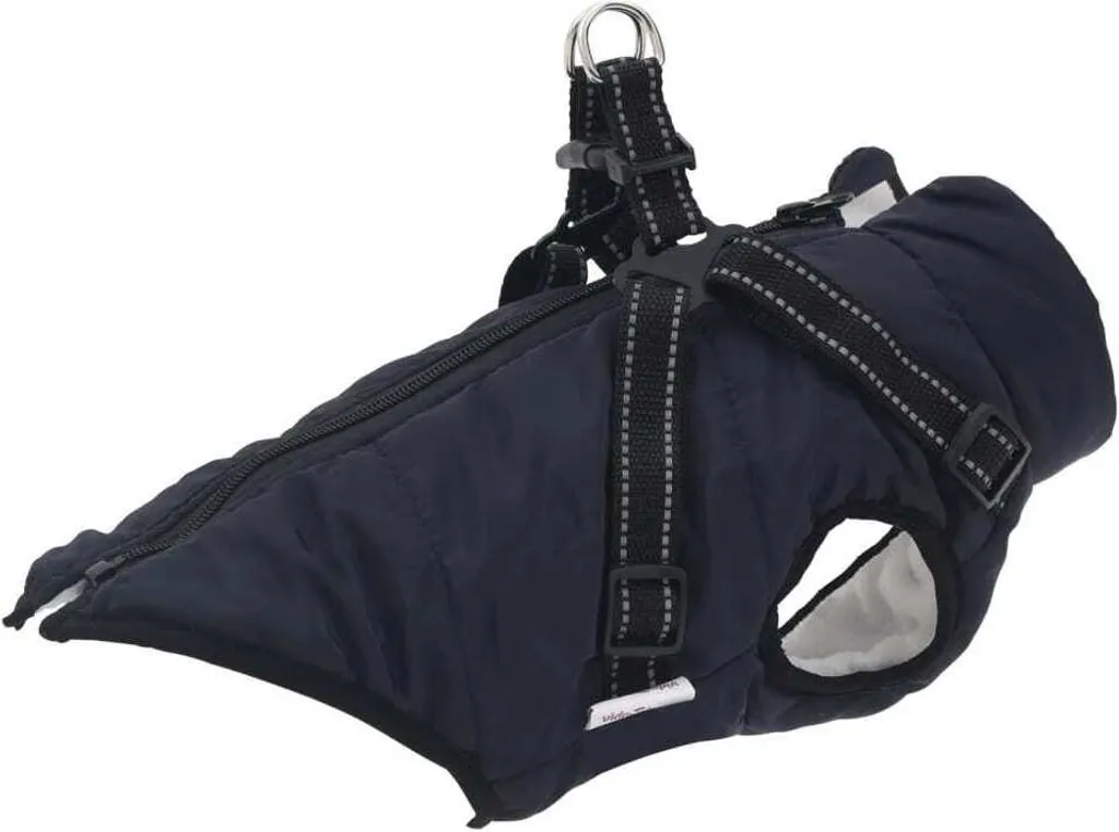 Cappotto Cane Blu Navy L36 Cloris 2025 Impermeabile e Sicuro