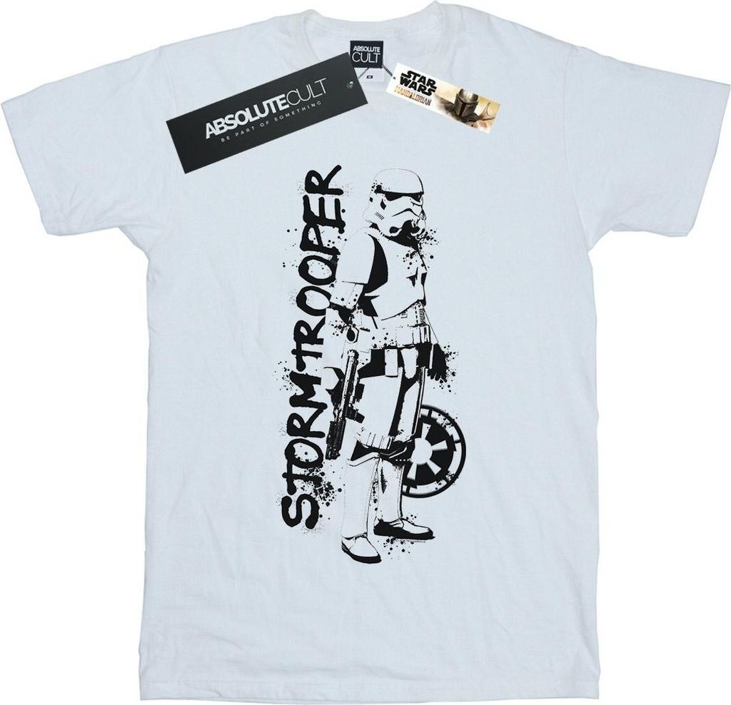 Star Wars - "The Mandalorian" T-Shirt für Herren BI47250 (XXL) (Weiß)
