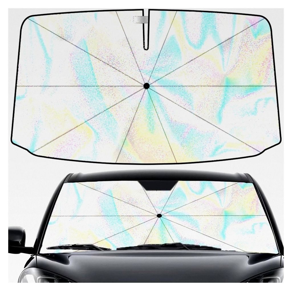 Faltbarer Sonnenschutz für die Frontscheibe, 140×80cm, UV-Schutz für die Windschutzscheibe von PKW, SUVs, LKWs