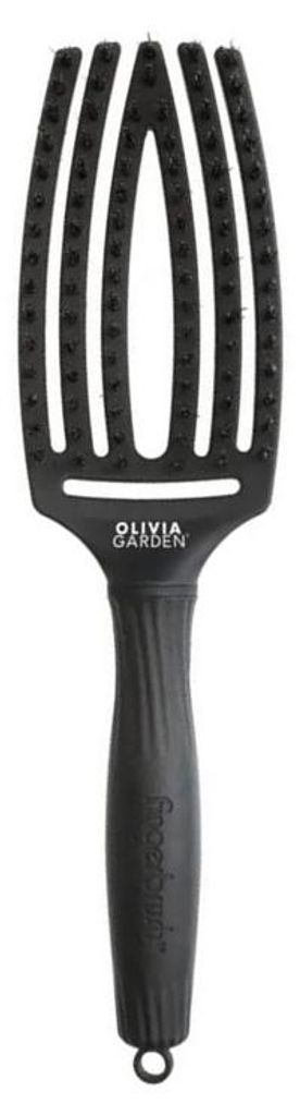 Olivia Garden Pennello da dito completo nero medio Immagine del prodotto 