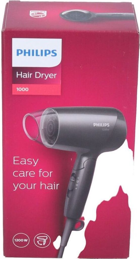 Philips Essential Care 1.200 W, kompakter Haartrockner, Produktbild 