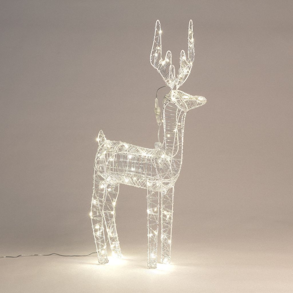 Figurka dekoracyjna podświetlana, motyw renifera, 80 LED, Zdjęcie produktu 16