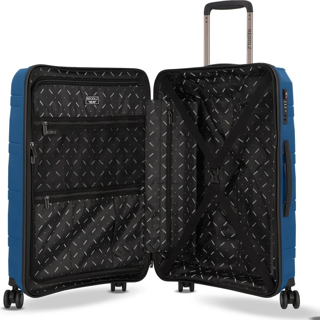 Set de Valises Incassables 3 Pièces pour Protéger vos Bagages Bleu - 5