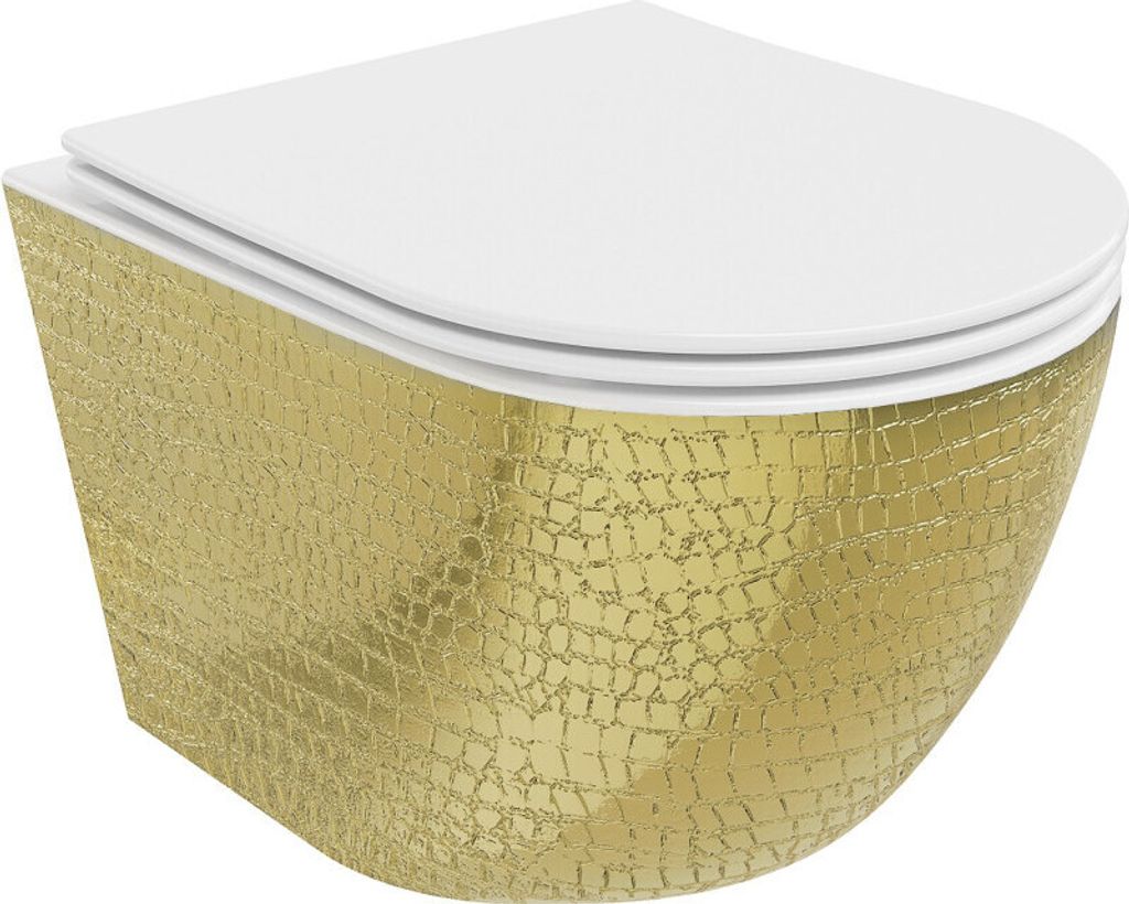 Mexen Lena miska wc Rimless z deską wolnoopadającą slim, Zdjęcie produktu 