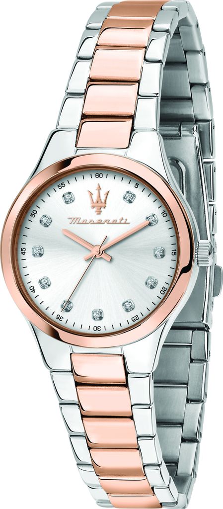 Maserati Herren Uhr SUCCESSO SOLAR Chronograph Edelstahl silber UMAR8853151502