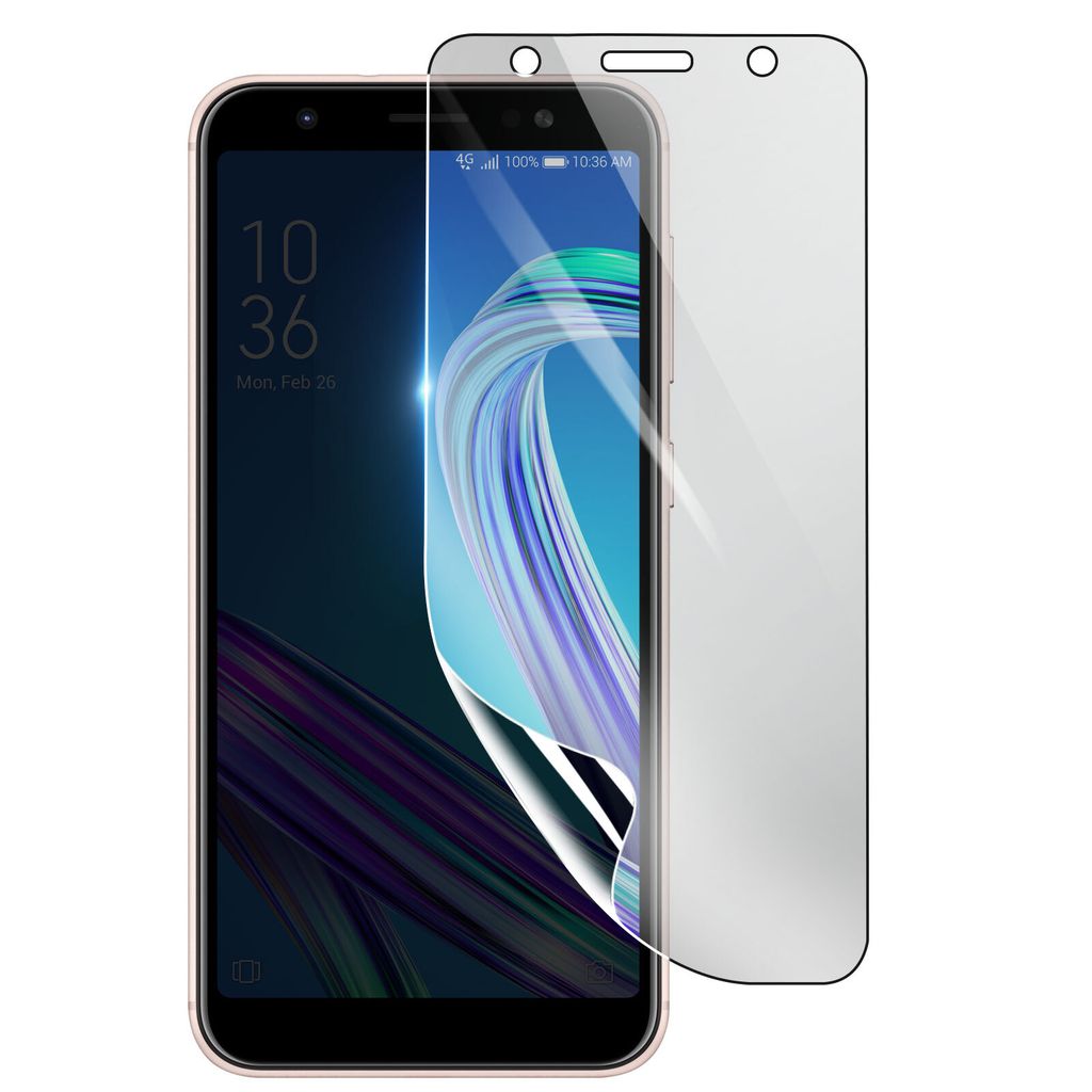 3mk, Stoß- und kratzfester Hydrogel Bildschirmschutz für Asus Zenfone Max M1 ZB555KL, Transparent