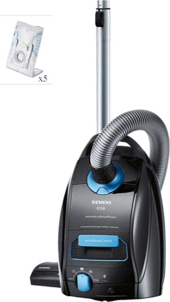 Siemens Q 5.0, 850 W, Zylinder-Vakuum, Trocken, Produktbild 
