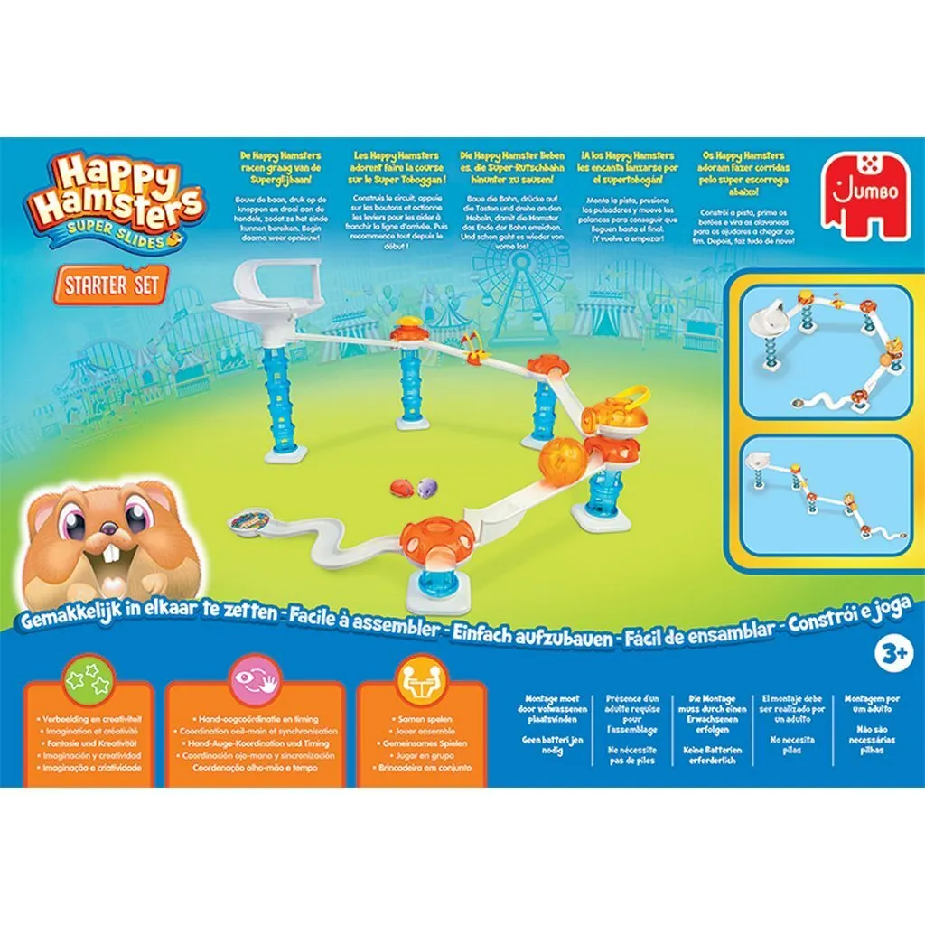 Jumbo Happy Hamsters Slide Starter Set - Circuit Modulaire pour Enfant