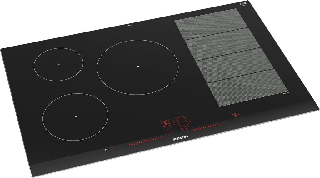 Siemens iQ700, Table de cuisson à induction, 80 cm, Noir, Image du produit 