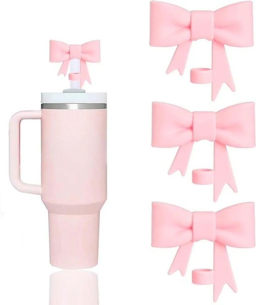 Protège-paille et couvercles silicone pour gobelet sport 30 et 40 oz