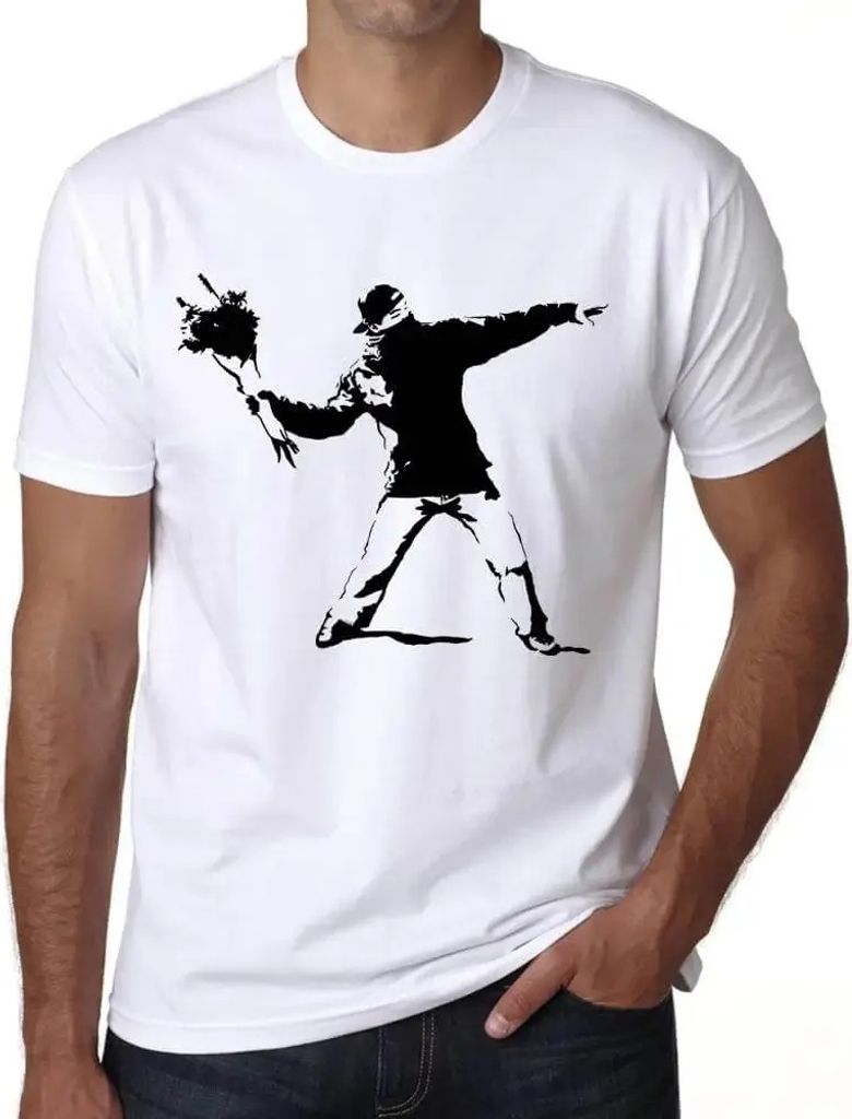 Herren Grafik T-Shirt Blumengranadier 1 – Flower Granadier 1 – Öko-Verantwortlich Vintage Jahrgang Kurzarm Lustige Druck Geburtstag Geschenk Mann