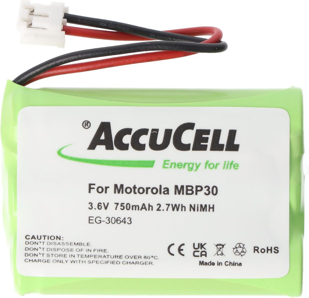 Akku passend für Motorola MBP30 NiMH 3,6V 700mAh Akkupack TFL3X44AAA650-CD77-01B