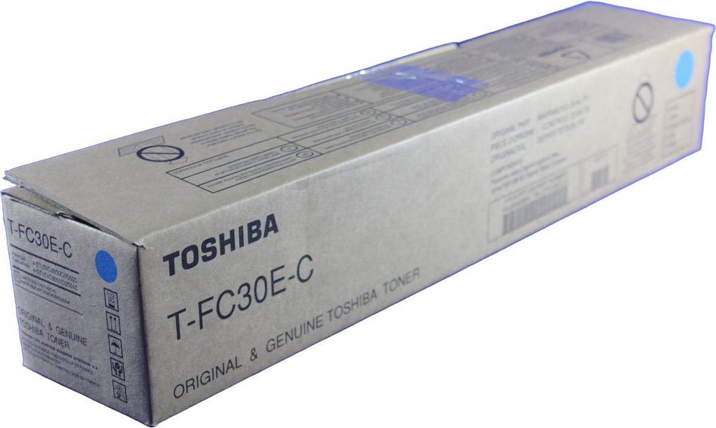Toshiba TFC30EC - Cyan - original - Tonerpatrone - für e-STUDIO 2050C, 2051C, 2550C, 2551C (6AG00004447)