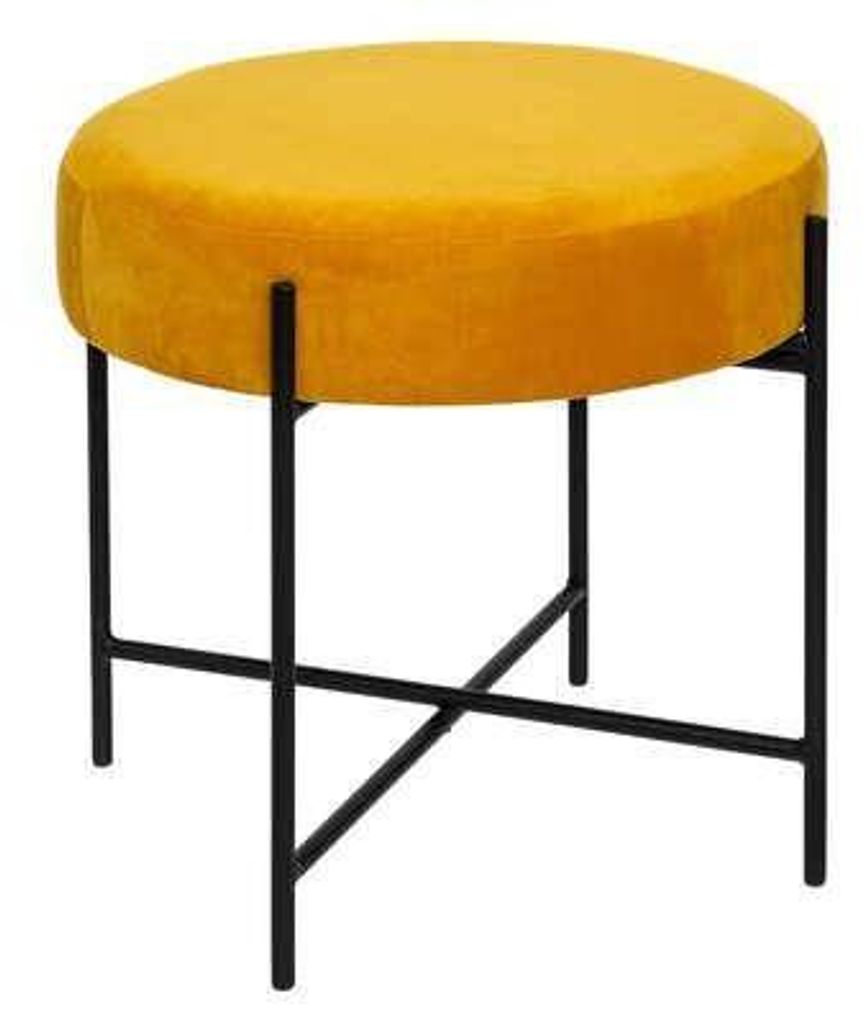 Arty Ocker Samthocker Produktbild 