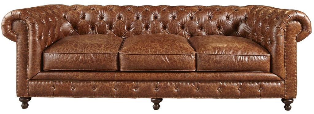 Chesterfield Sofa Couch Polster Stoff Leder Couchen Polster Garnitur 3 Sitzers