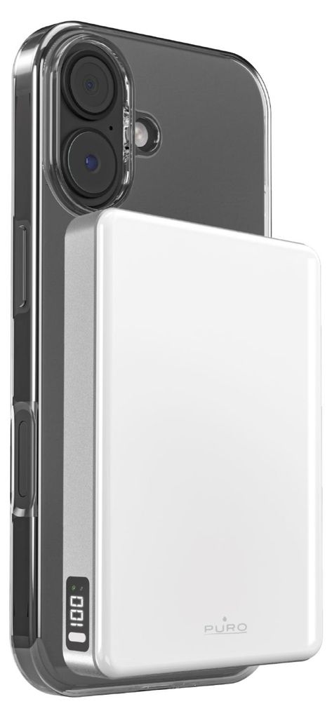 PURO  Power Bank Magnetico Qi2.2 10000 Mah Con Display Immagine del prodotto 