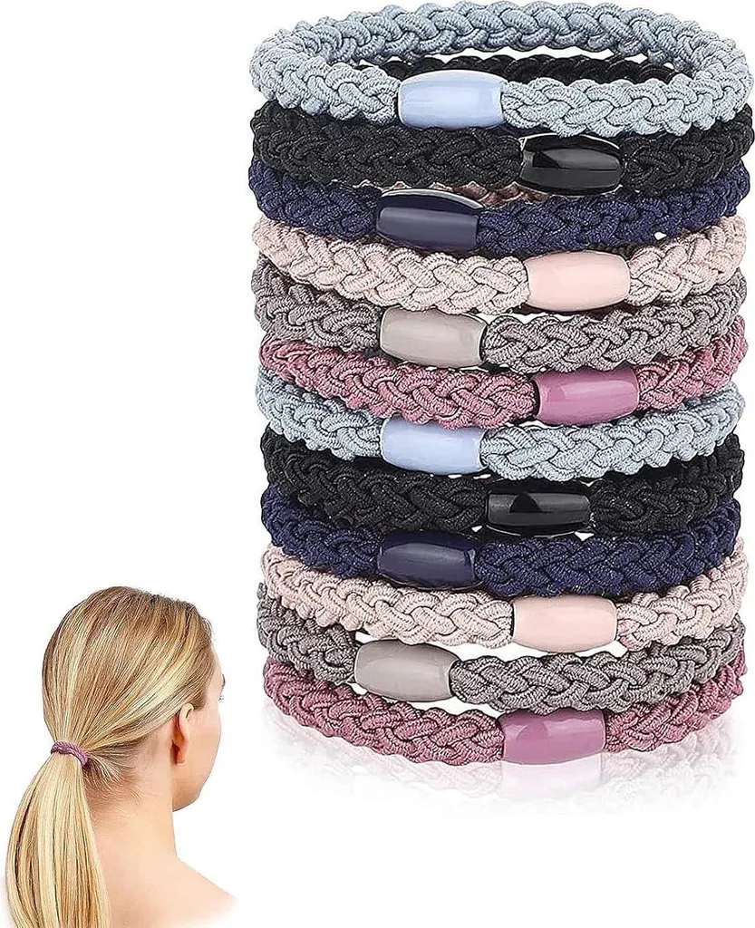 Braccialetti per Capelli Intrecciati Boho: Accessori Moda 12 Pezzi