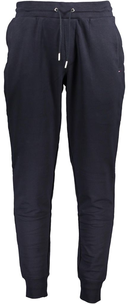 Herren Sporthose Blau – Angeraut, Elastisch mit Taschen & Stickerei