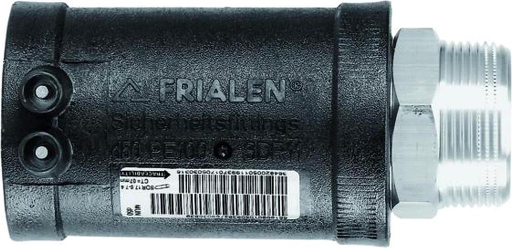 ALIAXIS Frialen Übergangsstück, PE/Messing, Typ MUN, ÖVGW-, für Wasser, PN16, da 32 x 25 AG, 1 Stk.