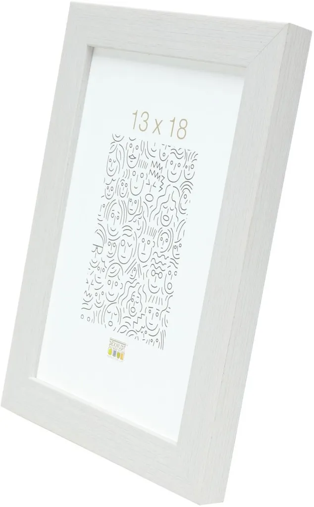 Cornice 20x30 Bianca S41VF1 Minimal - Decorazione Parete Moderna - 3