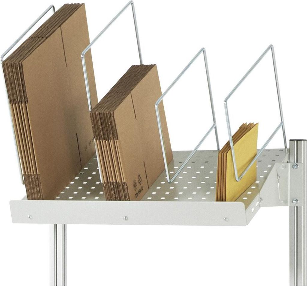 Rau Kartonagenmagazin, B750(665)xT450xH500mm, RAL7035