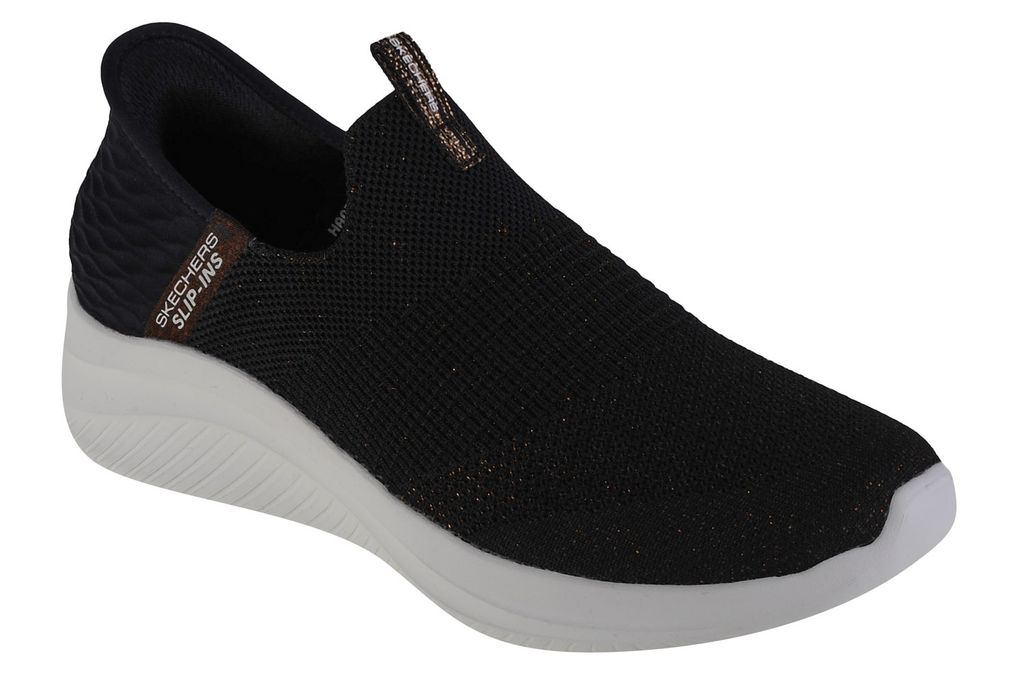 Skechers Slip-Ins Ultra Flex 3.0 - Glitter Me 149591-BKGD, Sneaker, Damen, Schwarz