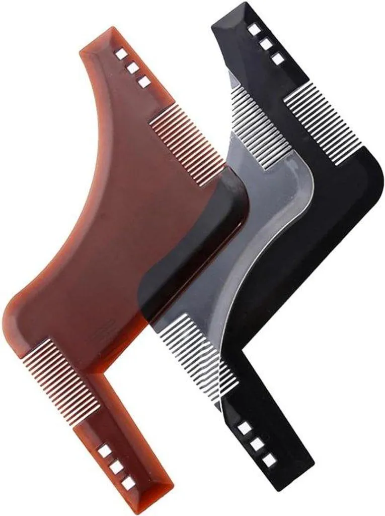 Guide de coupe barbe lot de 2 - Support menton pour un traçage impeccable